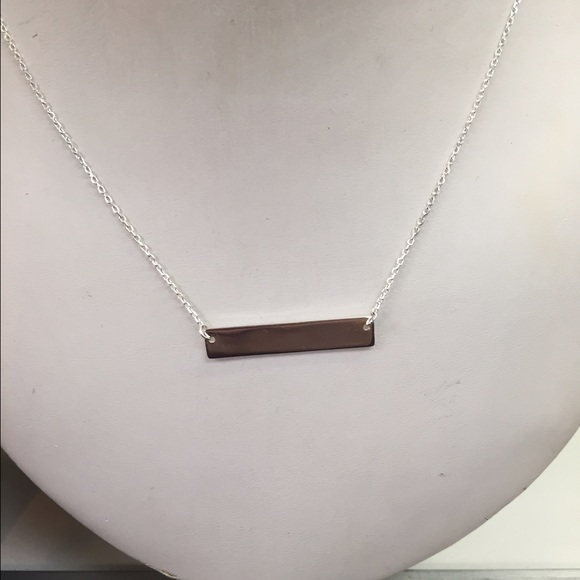 925 Bar necklace