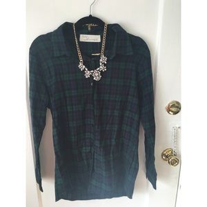 Vintage Havana Flannel Button Down