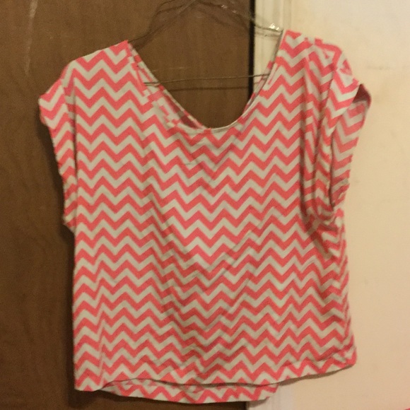 pink and white chevron super cute
