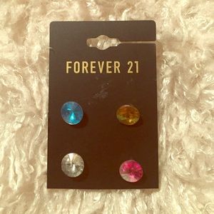 Rhinestone earrings