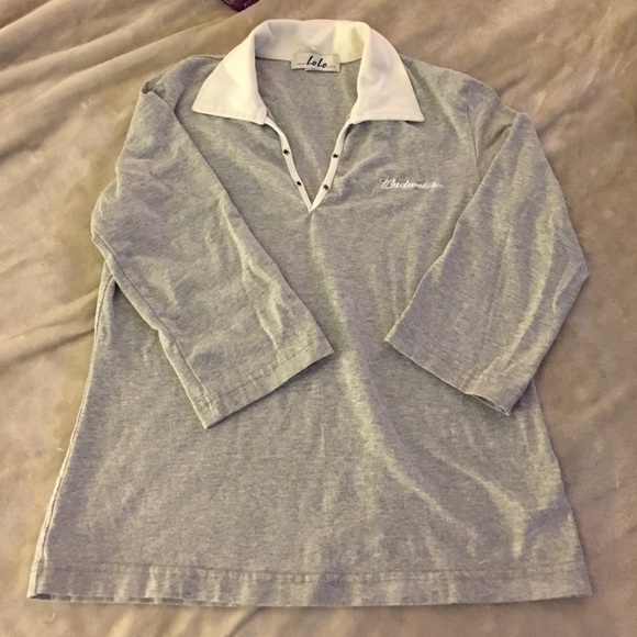 Budweiser 3/4 length sleeve collared tee