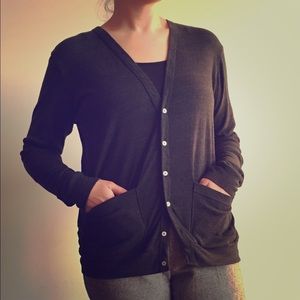 Boyfriend Style American Apparel sweatshirt cardi