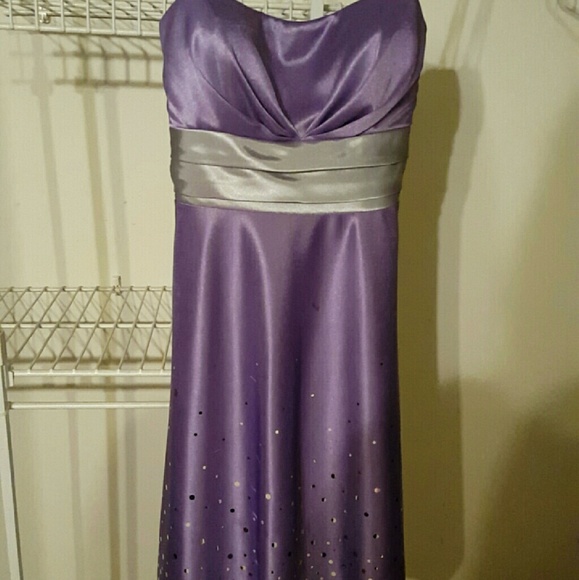 Purple dress with sequin embellishments size 5/6