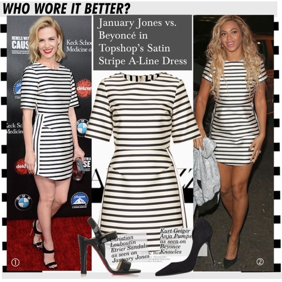 ❗️LOWEST PRICE!❗️Topshop Striped A-line Dress