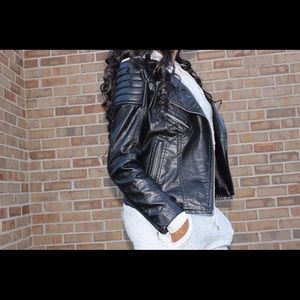 H&M Leather biker jacket