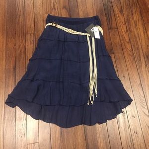Blue skirt