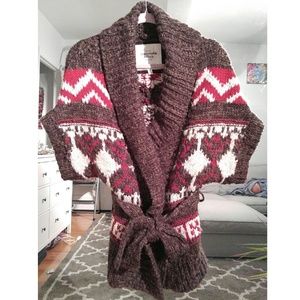 🔥SALE A&F Chunky Sweater Wrap