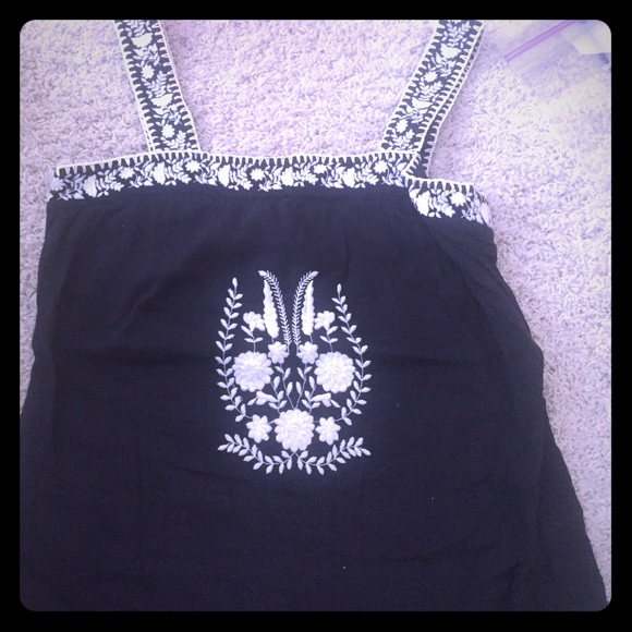 Joie embroidered tank