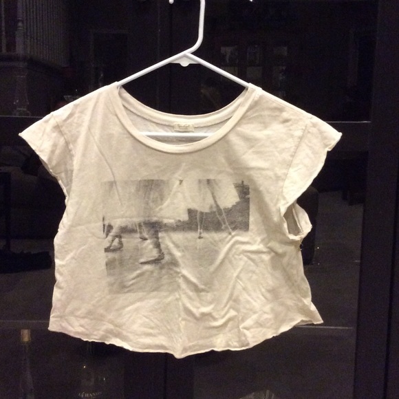 John Galt/ Brandy Melville cropped t shirt