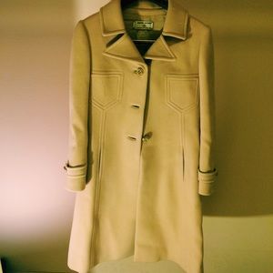 Antique/Vintage Cream Pea Coat