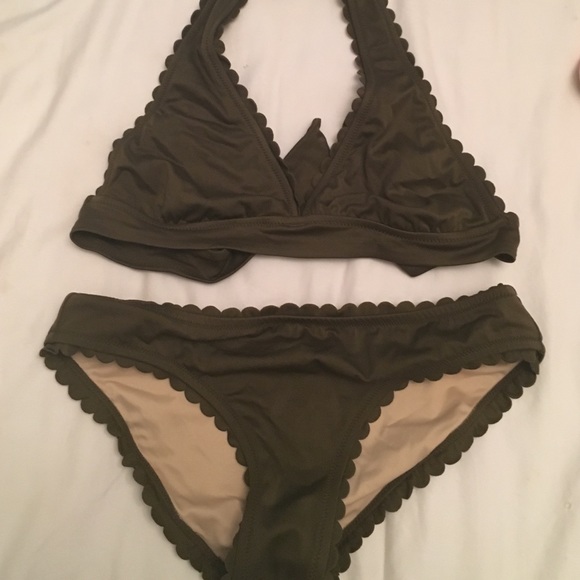 J.Crew Scallop Swimsuit