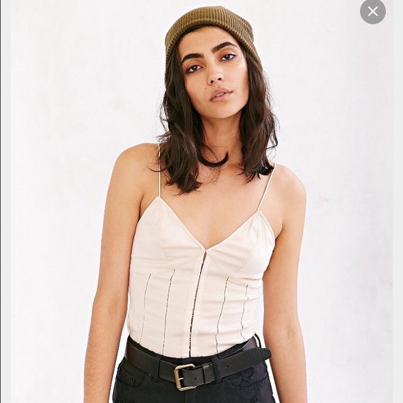 UO corset hook camisole