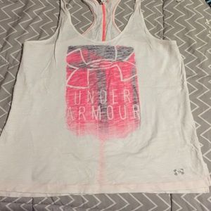 White under armor shirt
