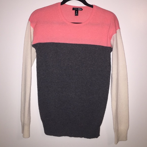 Aqua cashmere sweater