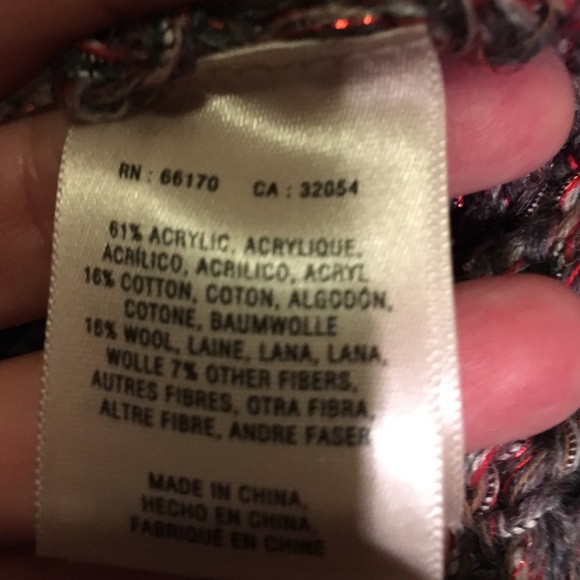 🌺SALE🌺-ANTHROPOLOGIE , "MOTH" wool/cotton/blend - Picture 3 of 4