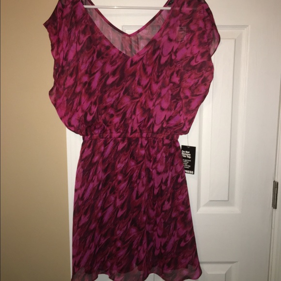 Express Dresses & Skirts - Express sheer mini dress