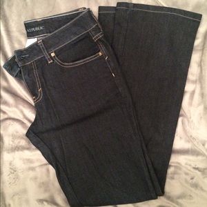 Dark Wash Banana Republic Boot Cut Jeans