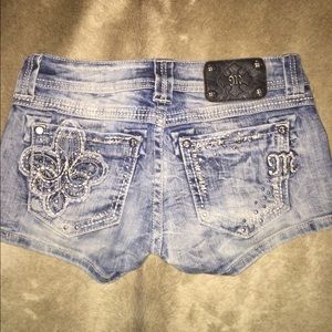 Super blinged Miss Me shorts