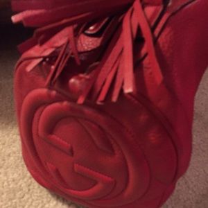 Gucci All red AUTHENTIC purse