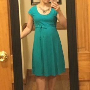 Maternity green dress