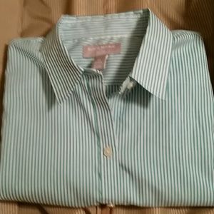 No-Iron Button Blouse