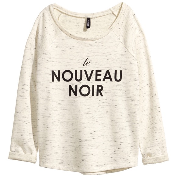 🌹 H&M The New Black sweatshirt . PM Editor+H pick - Picture 2 of 3