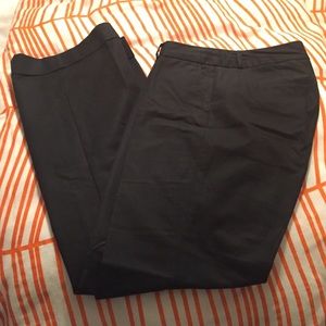 Cuffed Black Dress Pants- size 8