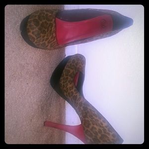 Leopard heels