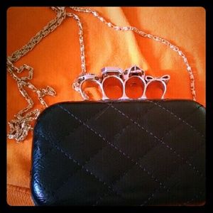 Sexy "Brass knuckles" handbag