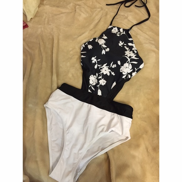 Floral One Piece Bathing Suit