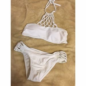 White 2-Piece Bathing Suit