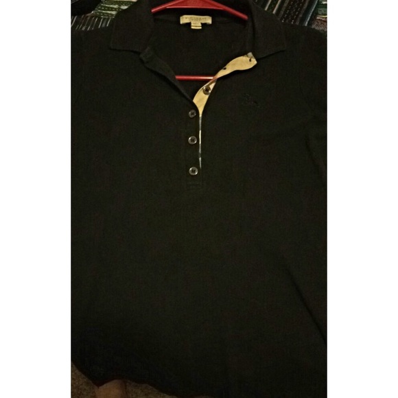 Burberry black collar shirt!