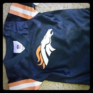 Bronco jersey onsie