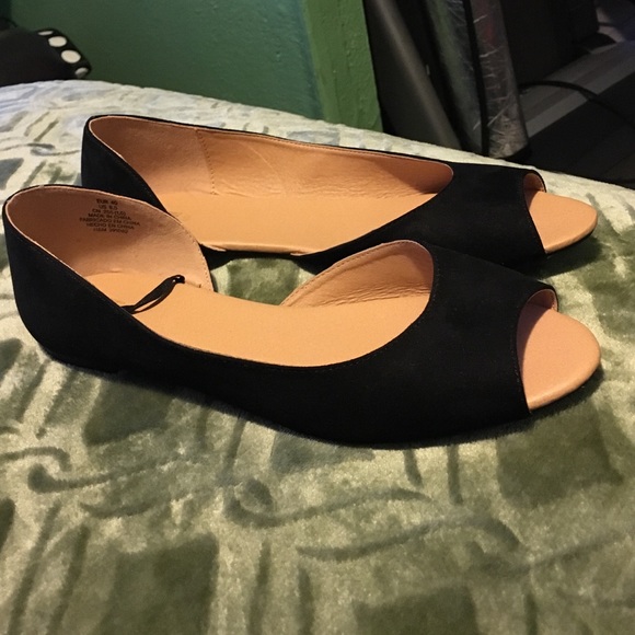 NEW H&M open toe flats
