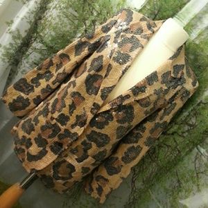 Vintage Cheetah Print Blazer/Jacket