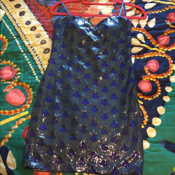 Strapless sparkly cocktail dress