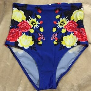 Floral Bathing Suit Bottom