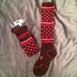2 Pairs Under Armour Coldgear Socks