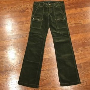 BILLY BLUES Hunter Green Corduroy Pants