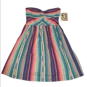 NWT Roxy strapless dress