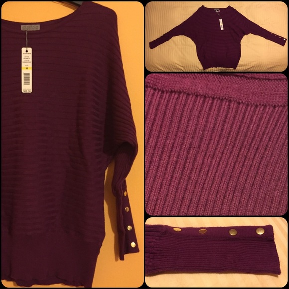 **SOLD**🌈Wide Round Neck Sweater🌈 - Picture 2 of 2