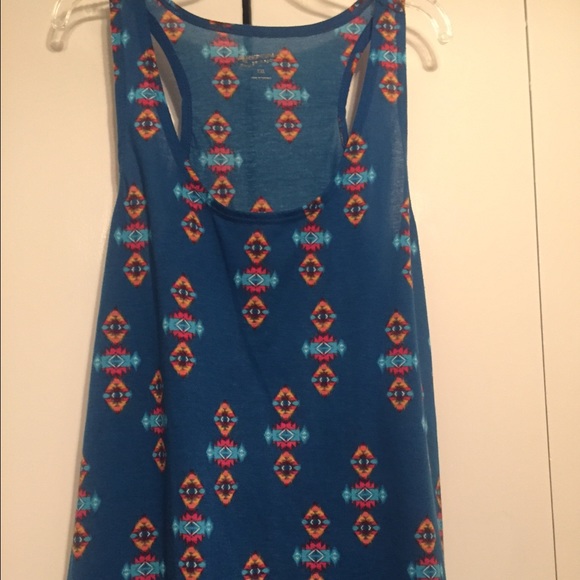 Tribal print razor back