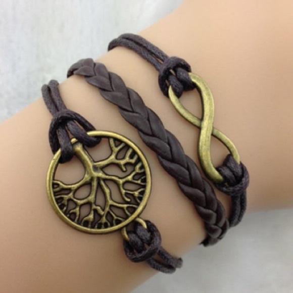 ♦️LAST ONE♦️ Vintage Infinity tree bracelet