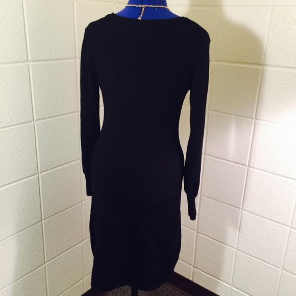 Black knit dress - Picture 3 of 4