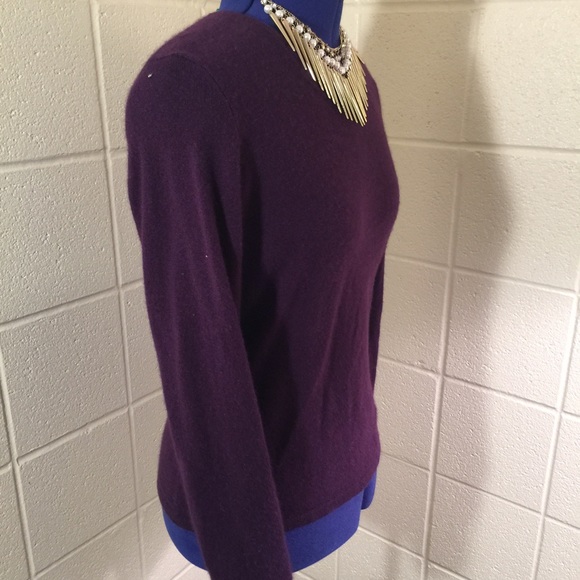 Purple lands end sweater - Picture 2 of 3