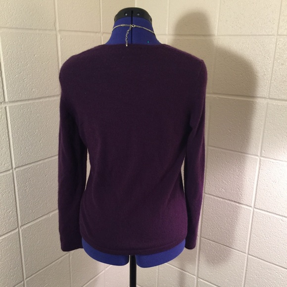 Purple lands end sweater - Picture 3 of 3