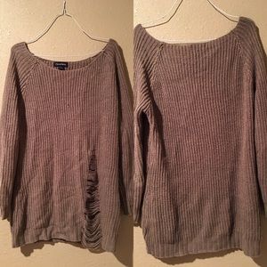 Distressed Sweater