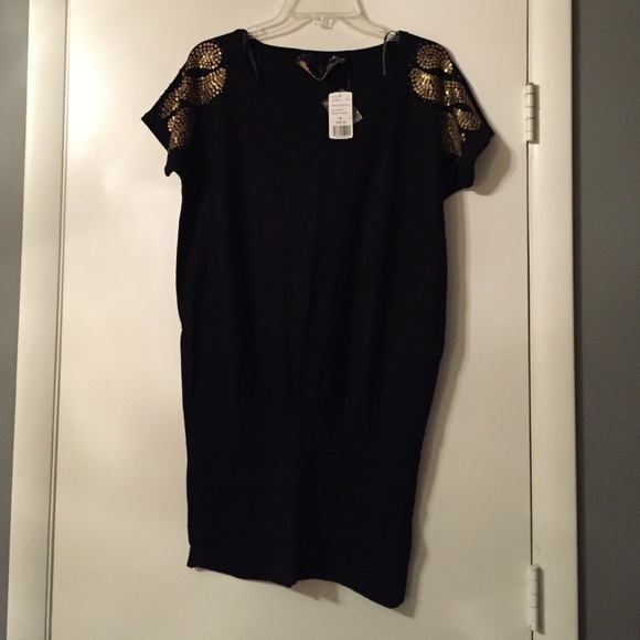 Black sequin dress