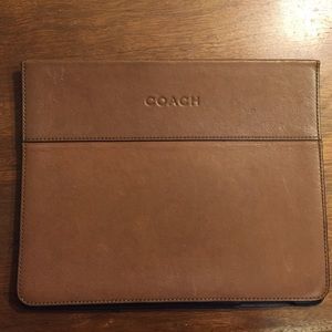 Slightly used coach iPad case