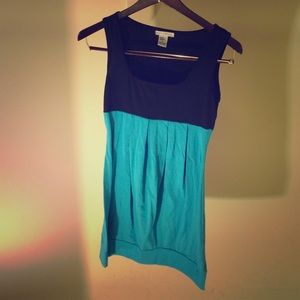 Midi Blue/Black Dress